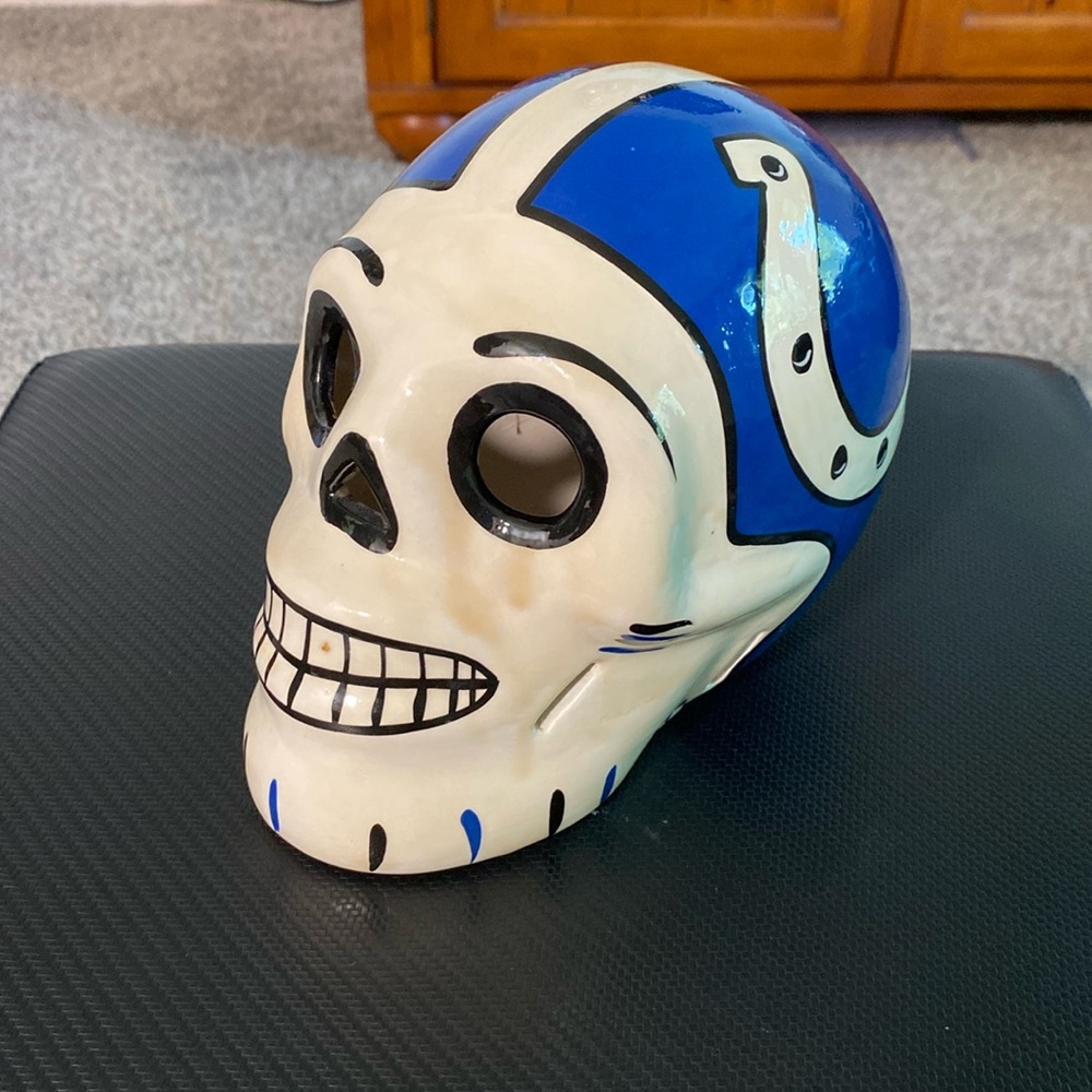 Colts Skull clay design
